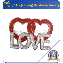 Love Glitter Valentine Day Gifts Badge